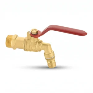 Brass ball valve with butterfly handle MV 106 for industrial applications in Surat