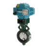 Butterfly Valve Wafer Type PN 1.6 with Electrical Actuator