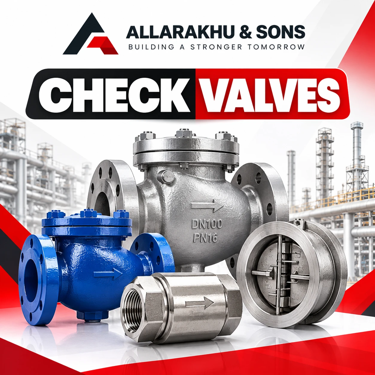 Industrial check valve manufacturer in Surat