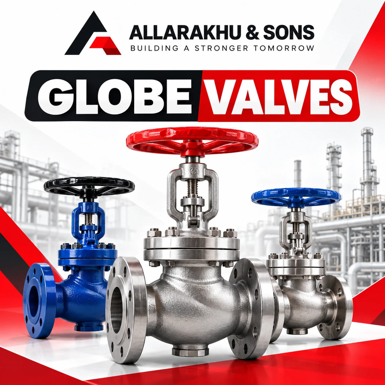 Industrial globe valve manufacturer in Surat